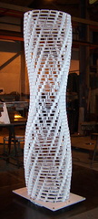 Aluminium box section tower