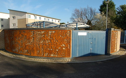 Sedley Court artwork panel