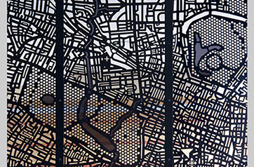 Artwork panel by Julian Stocks