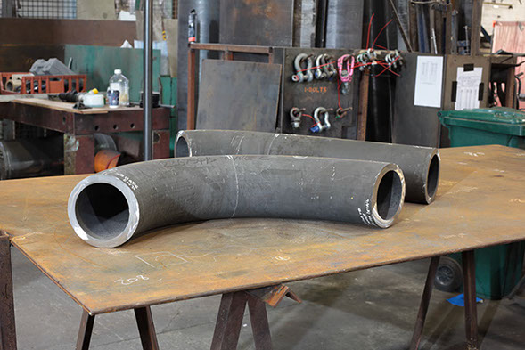 Induction bent/rolled tube